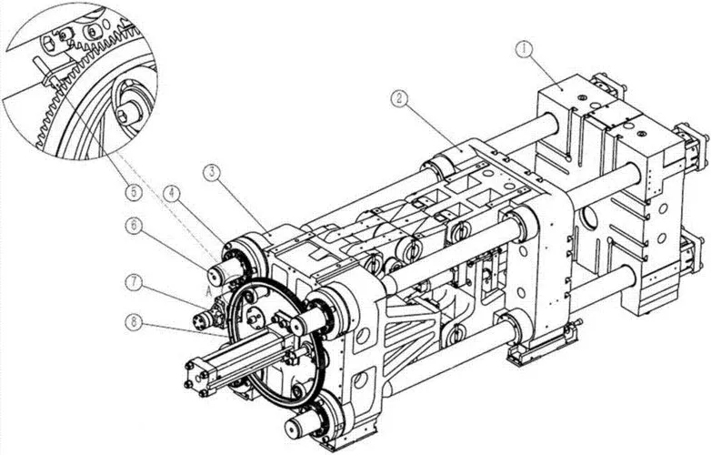 how to adjust the right clamp pressures for silicone injection