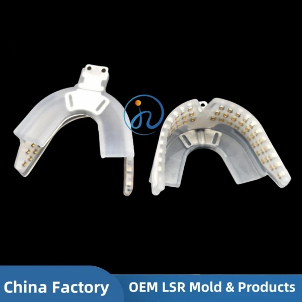 teeth tray liquid silicone rubber overmolding