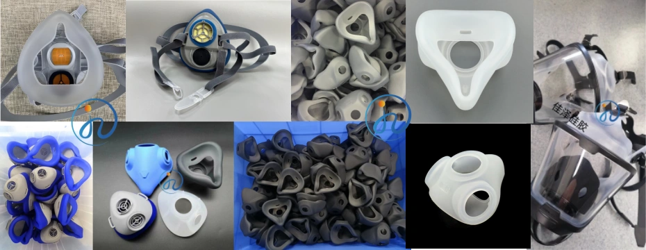 liquid silicone mold half face mask respirator