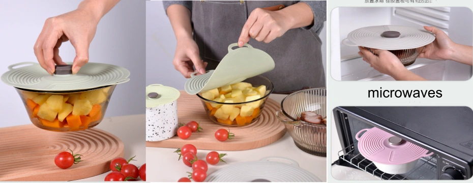 multifunctional food silicone covers is ideal for cooking and baking