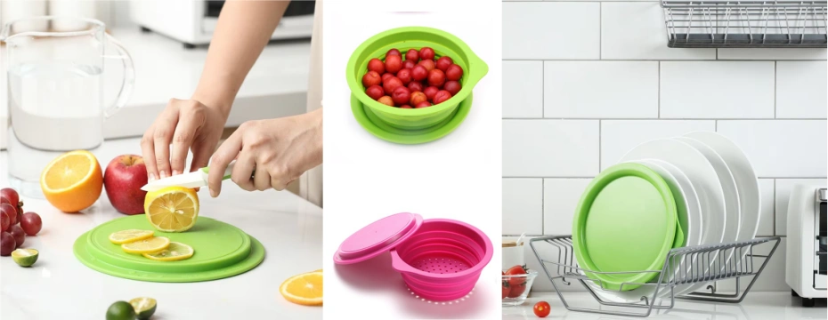 Foldable Storage Bowl Kitchen Gadgets