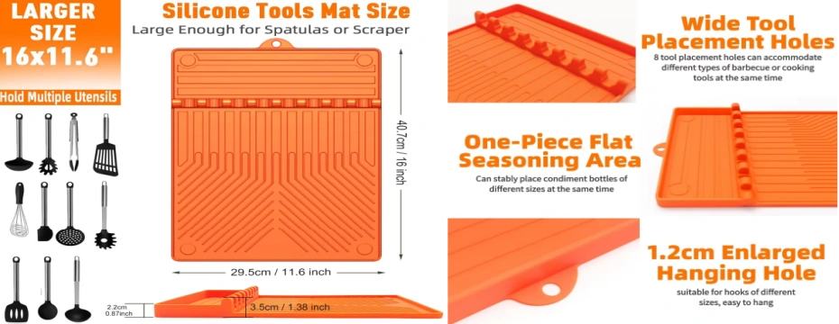 Silicone Griddle Mat for Blackstone Grill